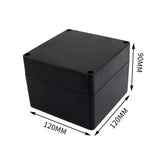 Outdoor Waterproof Plastic Junction Box (Black & White) - IP-Rated Plastic Enclosure & Electronics Project Instrument Shell Case