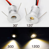 IP65 Mini Spotlight 15mm 1W Recessed Spot Leds Lights 12V Ceiling Downlight Stair Cabinet Spots Lamp with Transformer 110V-220V