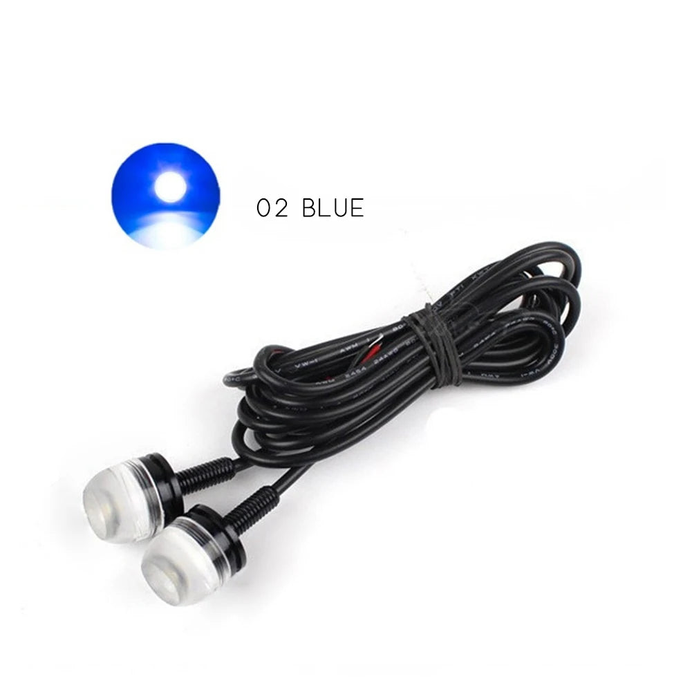 2X 9W 12V SMD LED Chip License Plate Light Bolt Screw Turn Signal Tail Light 5630 LED Number Plate Light Motorcycle Auto Car