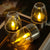 Solar lights outdoor patio LED stainless steel candle lights lawn deck decorative night lights ambient lights