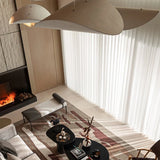 Nordic Minimalist Wabi Sabi Silk Chandelier Living Dining Room Bar Home Deco Led Pendant Lamp Bedroom Loft Hanging Light Fixture