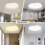 Round Led Ceiling Lamp 48W 24W 18W LED Ceiling Light for Living Room Kitchen Bedroom Lighting