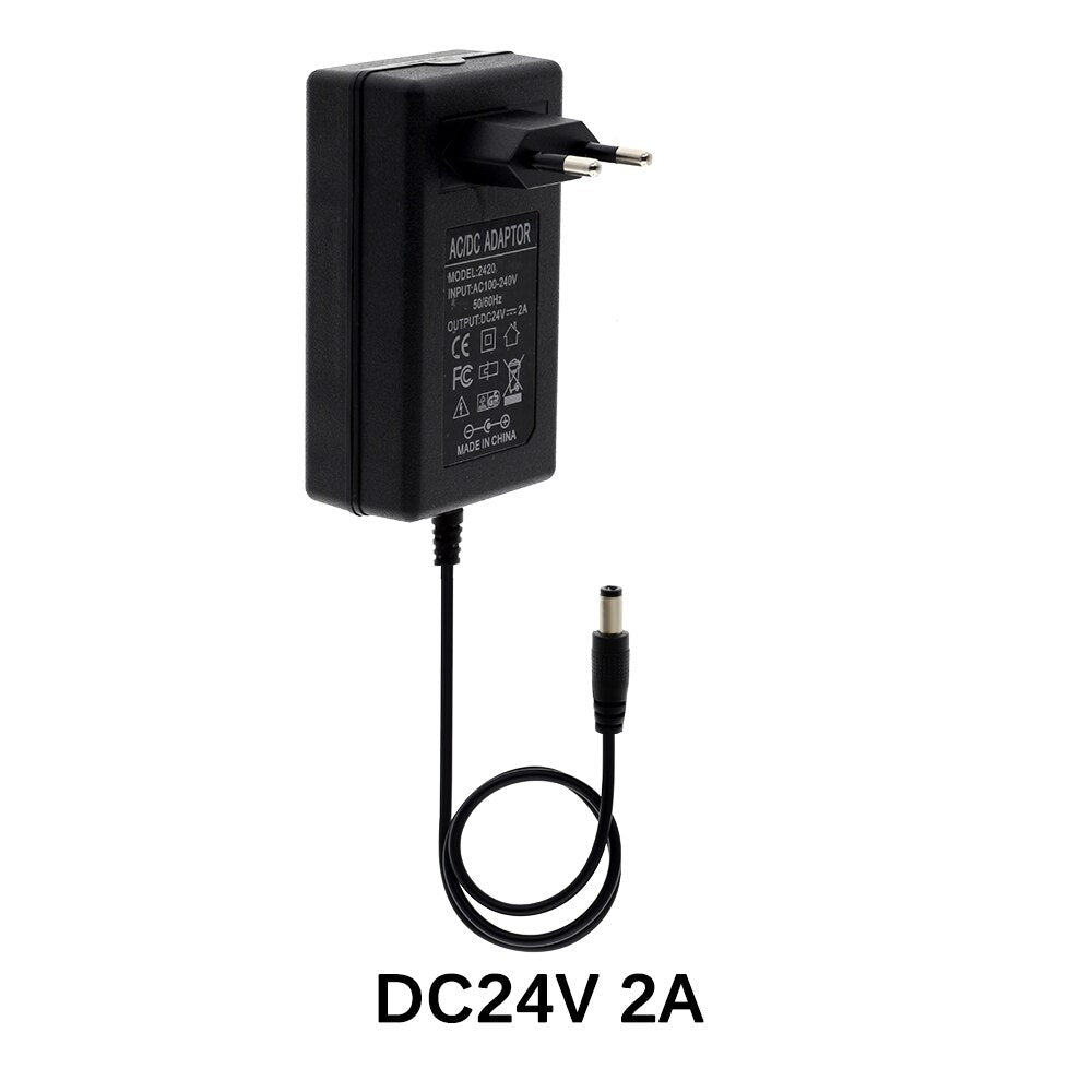 DC12V Adapter AC100-240V Lighting Transformers Output DC12V 1A 2A 3A 5A 6A 8A 10A EU / US Plug Power Supply for LED Strip