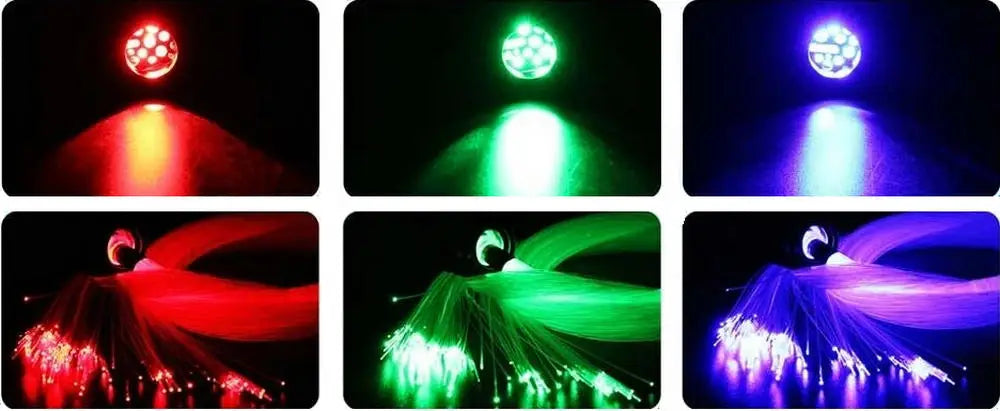 16W Twinkle Starlight Headliner Kit - RGBW Fiber Optic Star Ceiling Light for Car & Home - Bluetooth App, Remote & Music Control