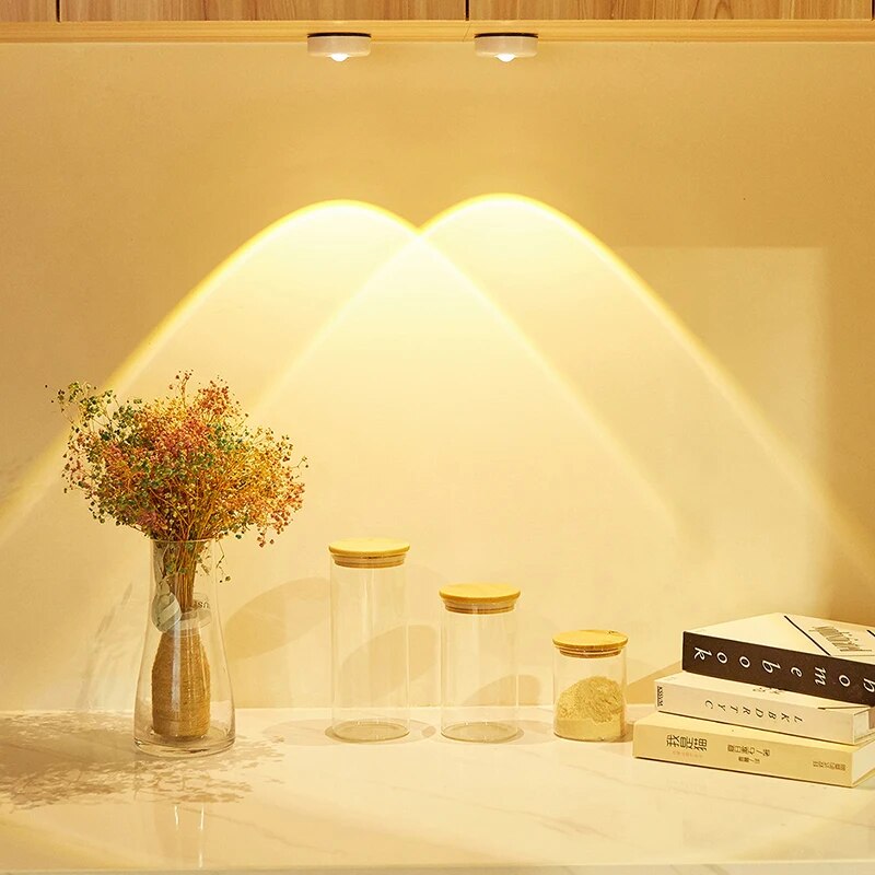 Rainbow Sunset Projector Lamp Decor Bedroom LED Spotlights for Corridor Painting Lighting Cat Eye Closet Cupboard Cabinet Lights