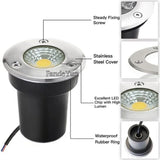 IP67 Waterproof LED underground Light 3W 5W 10W 15W 18W Outdoor Ground Garden Path Floor Buried Yard Spot Landscape AC110V220V