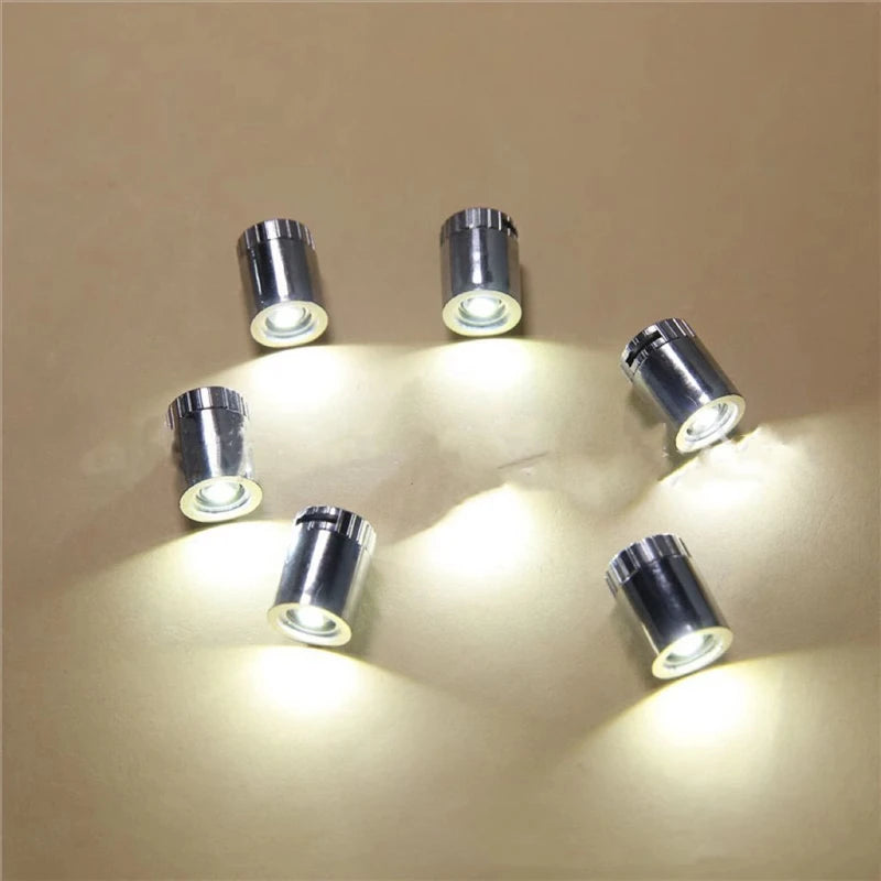 6pcs Mini LED Lamp Model Set - Tiny Light Toys for DIY Dollhouse & Hand Craft