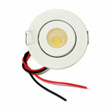 12V Mini COB LED Recessed Downlight - 3W Drive-Free Adjustable Spotlight