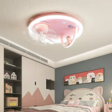 2026 Modern Kids Room Ceiling Fan Light Cartoon Moon Astronaut Ceiling Lamp Boy Girl Bedroom Nursery Study Chandelier Ceiling Li