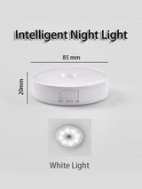 LED Smart Human Body Sensor Night Lamp Emergency Automatic Lighting USB Charging Wireless Magentic Suction Use Night Light