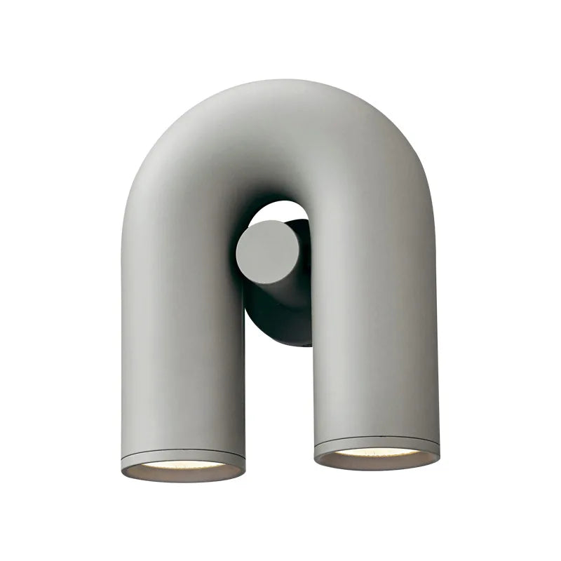 Nordic Rotatable Aluminium U-Tube LED Wall Sconce - Modern Indoor Lighting Fixture