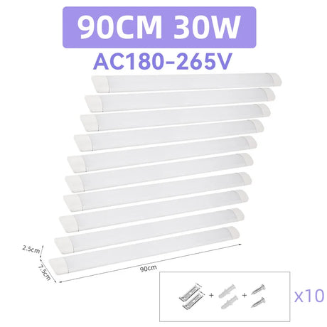 Home Indoor Light Strip High Brightness 90/120cm Tube Linear LED Tube Lamp 220v Lighting Bulb For Bedroom Kitchen Cabinet Lamps