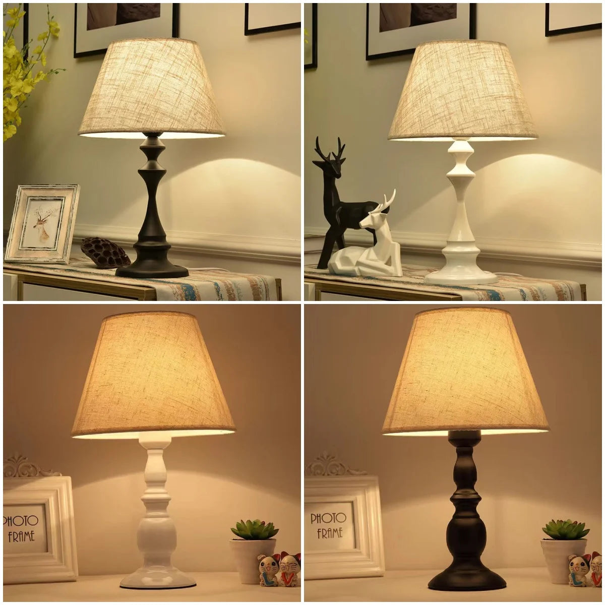 Creative Desk Light Nordic Retro Bedroom Bedside Table Lamp Dimmable Apartment Living Room Decoration Lamp LED Lighting 2025 New