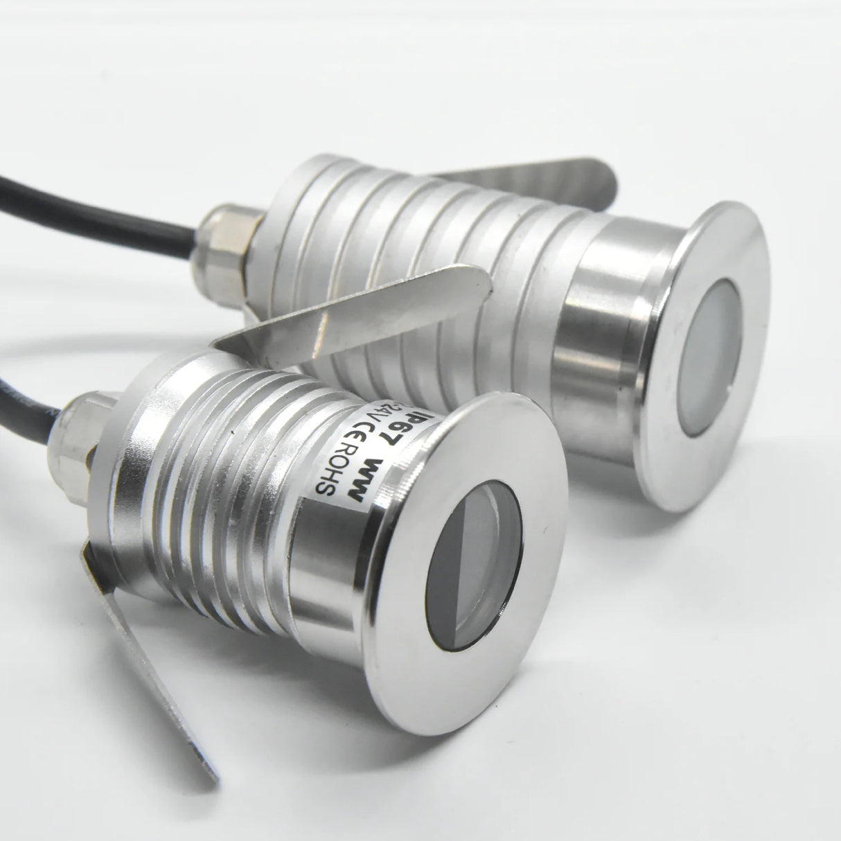 Spotlight Sauna Stair Lamp Mini Stainless Steel IP67 1W CREE 12V 24V LED Downlight Outdoor Garden Pool Buried Spot Lighting