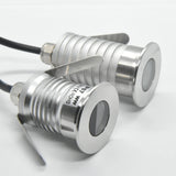 Spotlight Sauna Stair Lamp Mini Stainless Steel IP67 1W CREE 12V 24V LED Downlight Outdoor Garden Pool Buried Spot Lighting