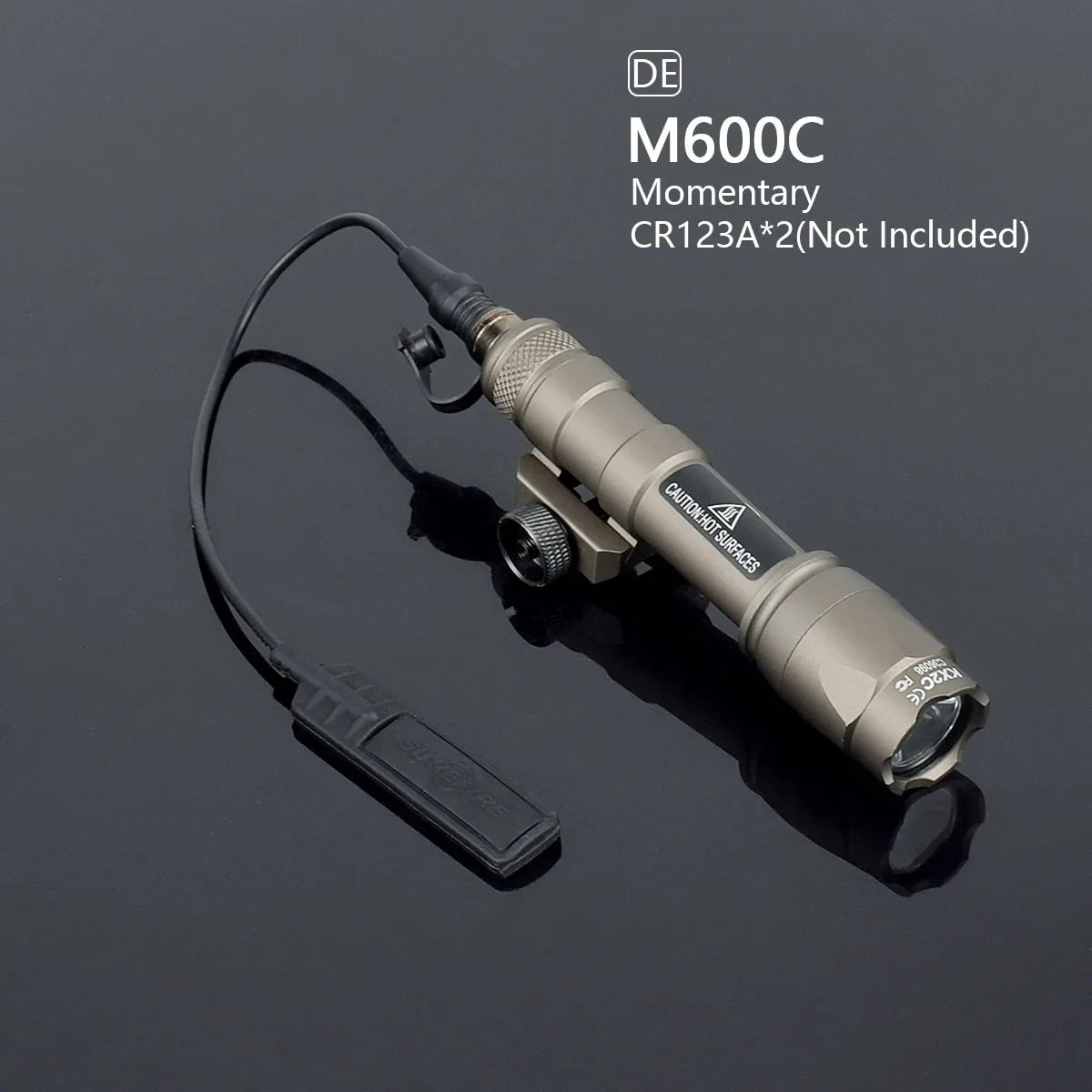Tactical M600 / M300 LED Scout Light with Dual Pressure Switch for 20mm Rail
