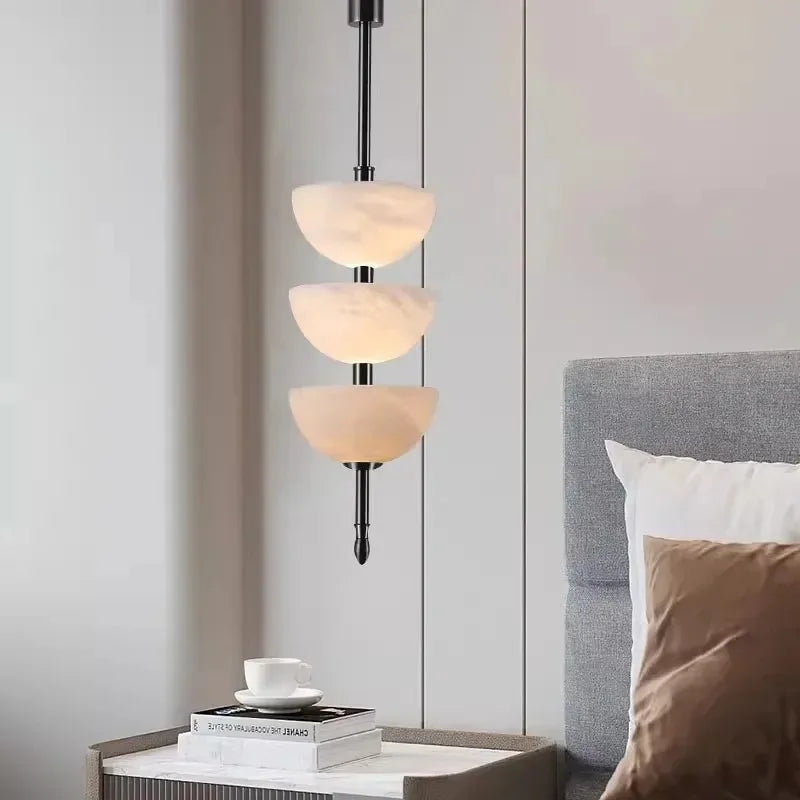 Light Luxury Marble Wall Lamping Italian Minimalist Living Room French Lamps Bedroom Bedside Corridor Corridor Lamp