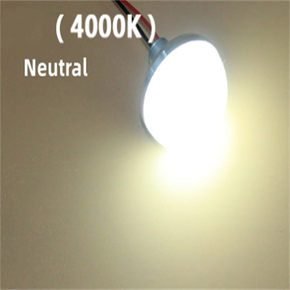 12V LED Makeup Mirror Bulb - 3W DC Round Lamp for Vanity & Dressing Room
