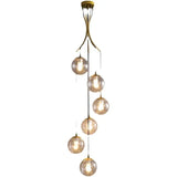 Modern Nordic Spiral Staircase Pendant Light for Dining Room Loft Apartment Villa Stairwell Decoration Chandelier Home Decor