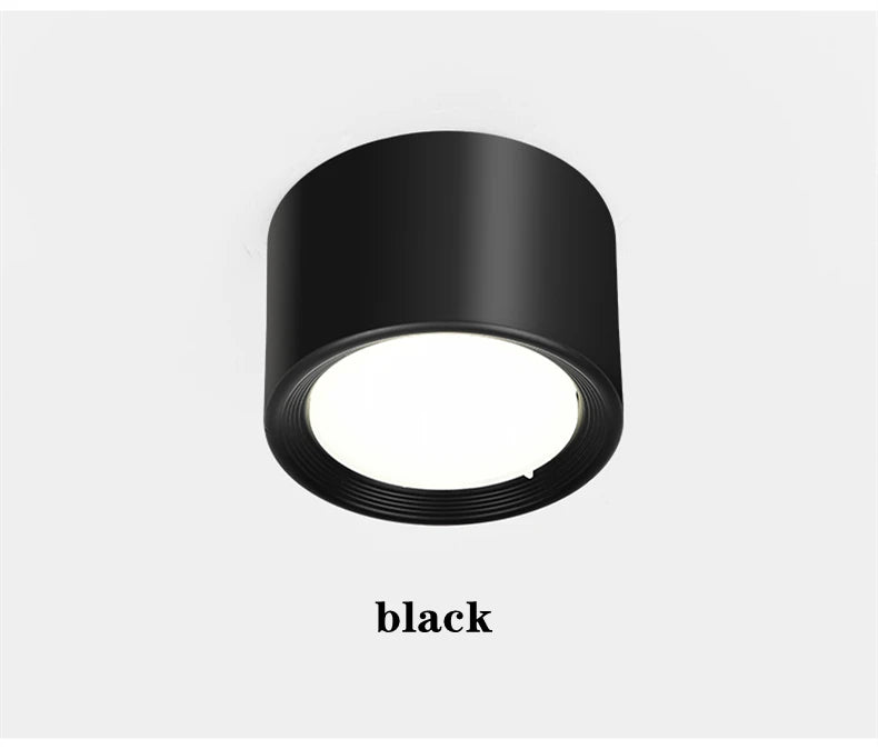 Dimmable round surface mounted downlight led small ceiling light ceiling light spotlight hallway entrance light aisle light