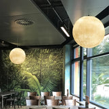 Nordic Moon Led Chandelier Living Dining Room Round Pendant Light Home Lighting Bedroom Atmosphere Hanging Lamp Lustre Luminaire