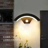 Creative LED Outdoor Moon Wall Lamp - IP65 Waterproof Human Sensing Light