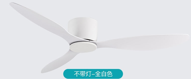 Modern Led Ceiling Fan Without Lights DC Motor 6 Speeds Timing Fans 20CM Low Floor Loft Remote Control Decorative Fan With Light