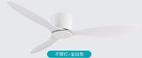 Modern Led Ceiling Fan Without Lights DC Motor 6 Speeds Timing Fans 20CM Low Floor Loft Remote Control Decorative Fan With Light