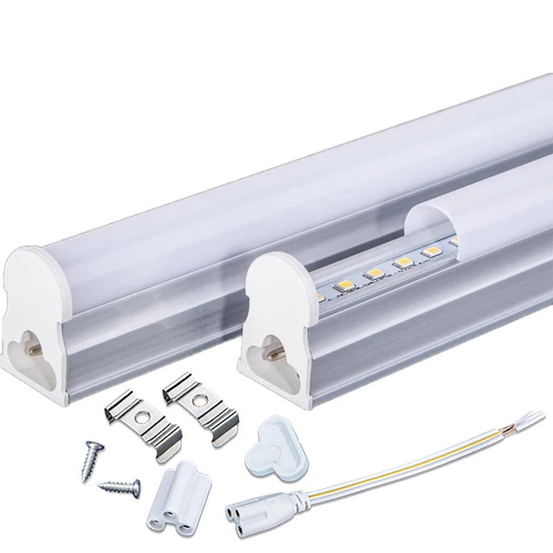 10PCS Led Tube T5 Light 300mm 600mm 1200mm Lampe led bulbs tubes SMD2835 LED Lamp Tube AC86~265V Warm Cold White lights for home