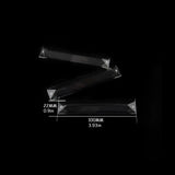 Camal 1pcs K9 Glass Rectangle Hanging Crystal Chandelier Prism Drop Pendant In One Or Two Holes For Lighting Parts Lamp Decor