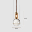 Nordic Simple Glass Ball Chandelier Bar Loft Transparent Crystal Chandelier For Restaurant Bedroom Living Room Lighting
