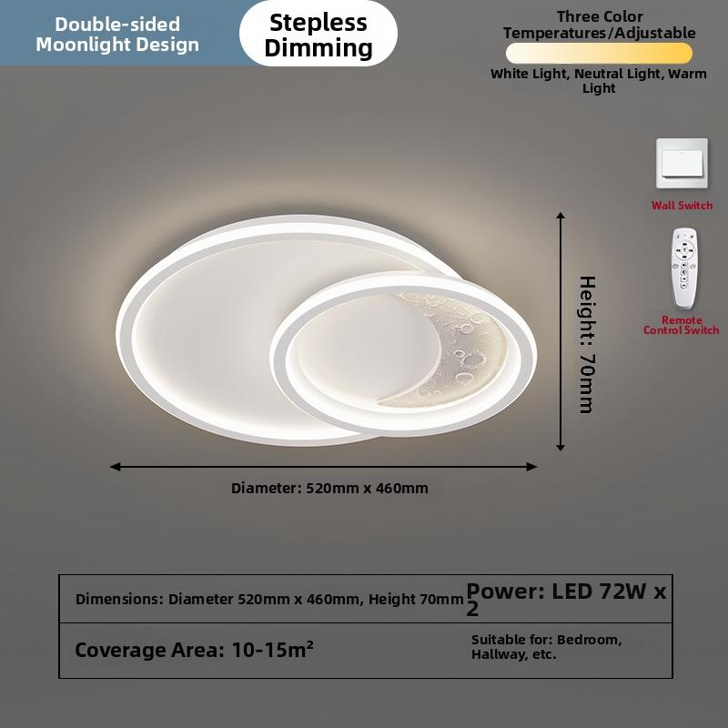 Bedroom Ceiling Lamp Modern Minimalist 2026 New Creative Net Red Cream Style Master Bedroom Room Lamp Minimalist Main Lamp