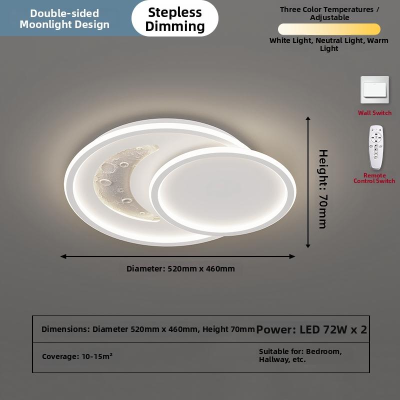 Bedroom Ceiling Lamp Modern Minimalist 2026 New Creative Net Red Cream Style Master Bedroom Room Lamp Minimalist Main Lamp