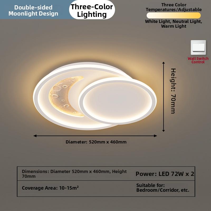 Bedroom Ceiling Lamp Modern Minimalist 2026 New Creative Net Red Cream Style Master Bedroom Room Lamp Minimalist Main Lamp