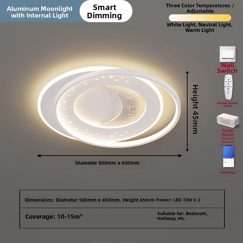 Bedroom Ceiling Lamp Modern Minimalist 2026 New Creative Net Red Cream Style Master Bedroom Room Lamp Minimalist Main Lamp