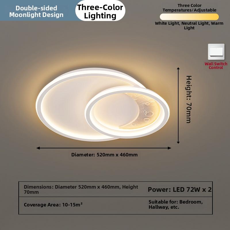 Bedroom Ceiling Lamp Modern Minimalist 2026 New Creative Net Red Cream Style Master Bedroom Room Lamp Minimalist Main Lamp