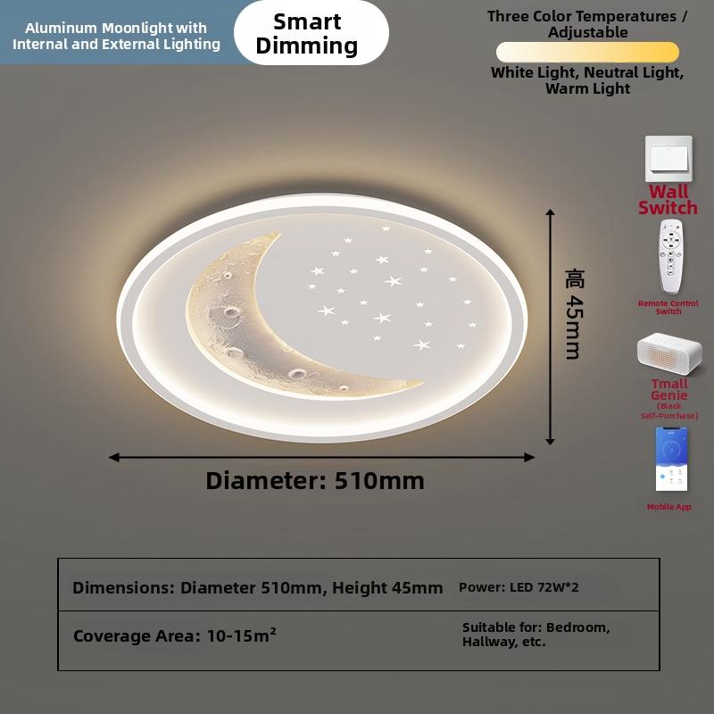 Bedroom Ceiling Lamp Modern Minimalist 2026 New Creative Net Red Cream Style Master Bedroom Room Lamp Minimalist Main Lamp