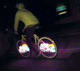 3D Bicycle Spoke LED Lights Bike Motorcycle Wheel Spoked light Protector Covers Pipe For Motocross Bicycle Bike Cool Accessories