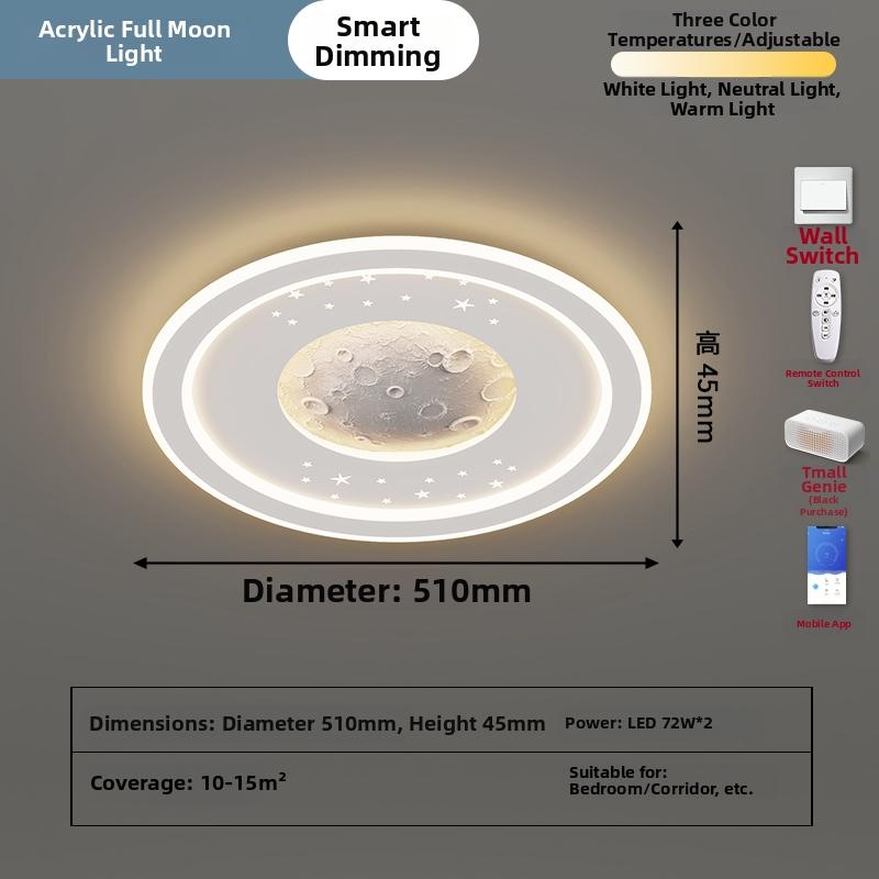 Bedroom Ceiling Lamp Modern Minimalist 2026 New Creative Net Red Cream Style Master Bedroom Room Lamp Minimalist Main Lamp