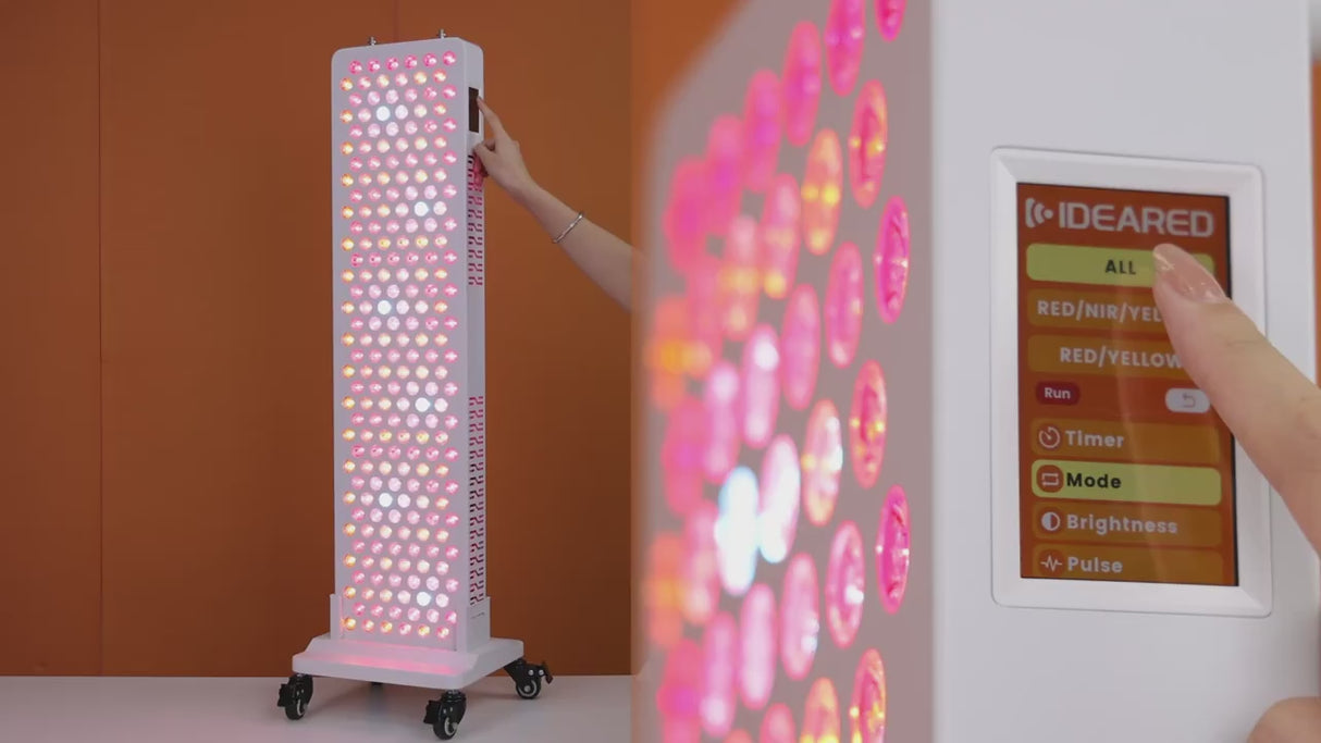 Red Light Therapy LED Physical Therapy Full Body 480,590,630,660, 670, 810, 830, 850,1060 Red Infrared Light Therapy Panel With Mobile Stand