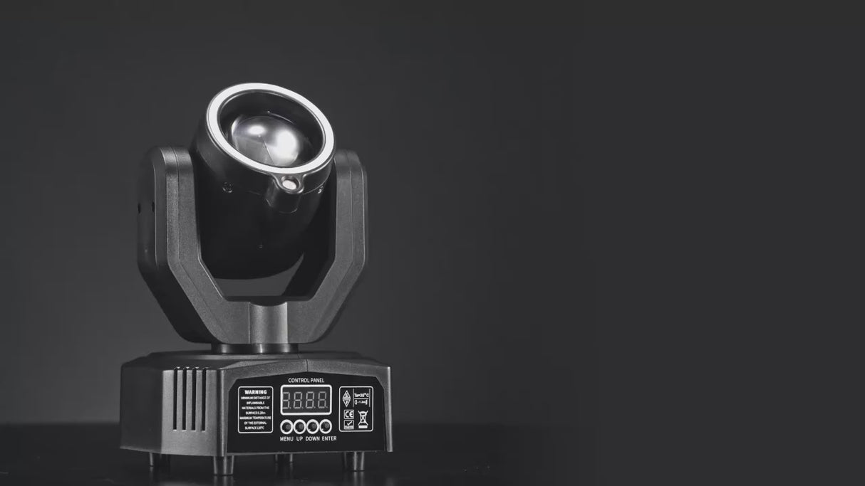 Mini 30W Spot Beam Moving Head Light LED 4IN1 RGBW Effect Strobe Stage Light DMX Sound Activated DJ Disco Bar Party Light