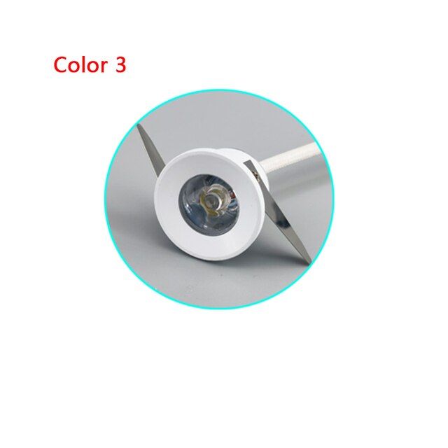10pcs Mini LED Downlights Dimmable 1W 3W 100V-240V Jewelry Display Ceiling Decorations Recessed Cabinet DC12V Spot Lamp