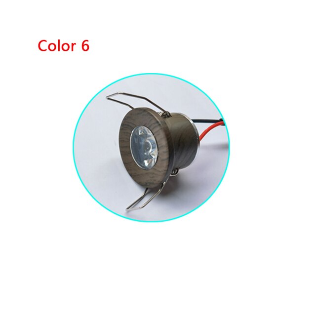 10pcs Mini LED Downlights Dimmable 1W 3W 100V-240V Jewelry Display Ceiling Decorations Recessed Cabinet DC12V Spot Lamp