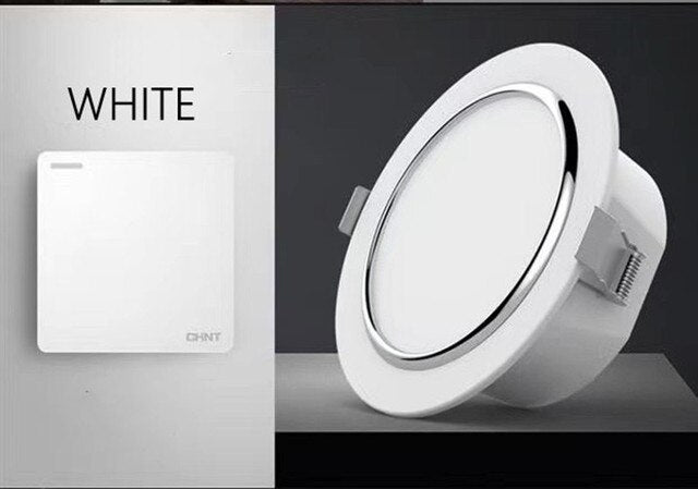 10pcs/lot 3W 5W 9W 12W Recessed Anti-glare LED Downlight 85-265V Round Ceiling Lamp Spot Ligh Home Living Room Bedroom Lighting