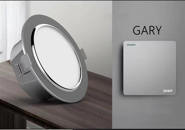 10pcs/lot 3W 5W 9W 12W Recessed Anti-glare LED Downlight 85-265V Round Ceiling Lamp Spot Ligh Home Living Room Bedroom Lighting