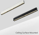 120cm Linear Bar Light LED Ceiling Lamp Surface Mounted Long Strip Spotlight Living Room Office Ceiling Light Floodlight 45W