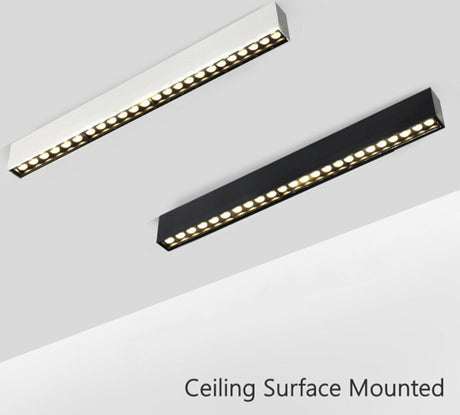 120cm Linear Bar Light LED Ceiling Lamp Surface Mounted Long Strip Spotlight Living Room Office Ceiling Light Floodlight 45W