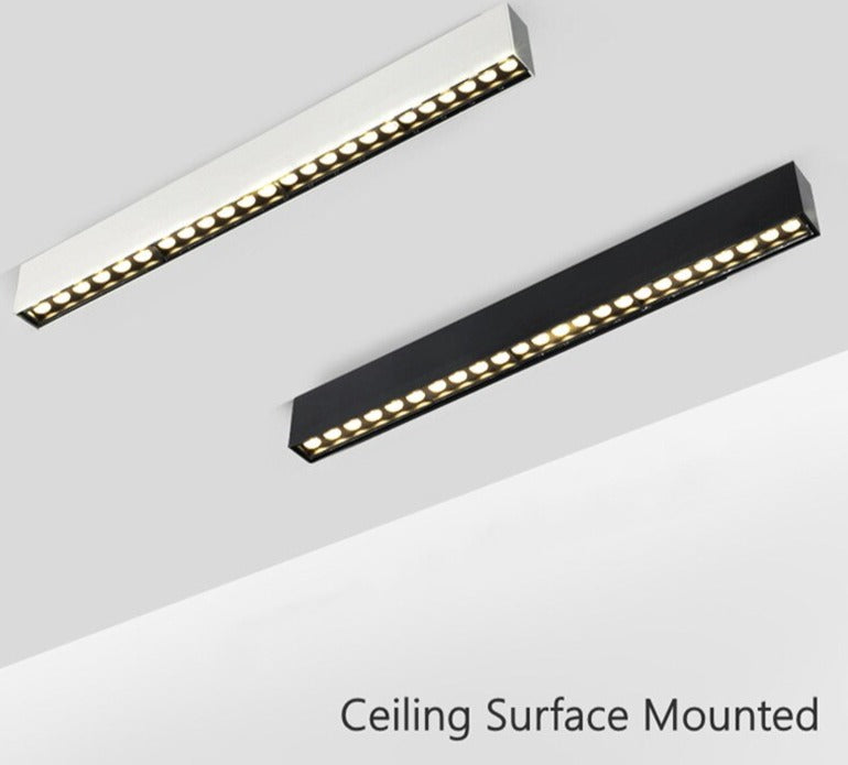 120cm Linear Bar Light LED Ceiling Lamp Surface Mounted Long Strip Spotlight Living Room Office Ceiling Light Floodlight 45W