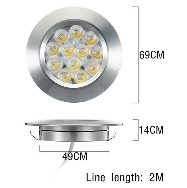12V 3W LED ceiling lamp downlight Recessed Led spot light Aluminium Warm Cold White down light wall home decors cabinet