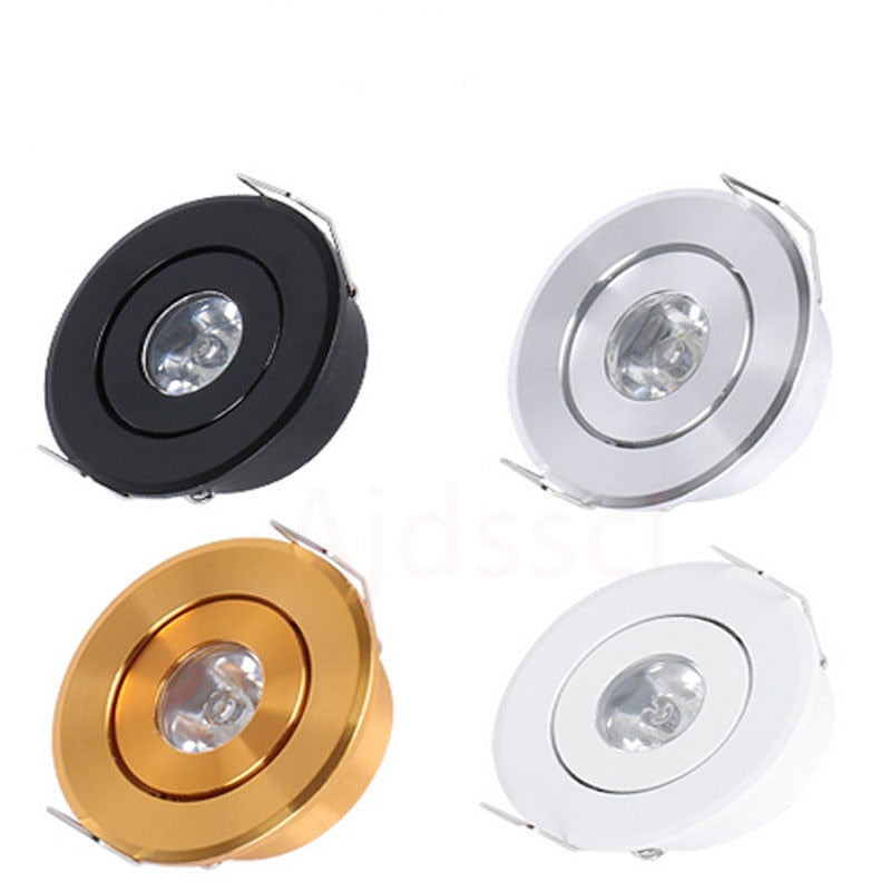 1W 3W 6W MINI Downlight  Dimmable High Power LED Recessed Ceiling Downlight Lamps LED Downlights for Living Room Cabinet Bedroom